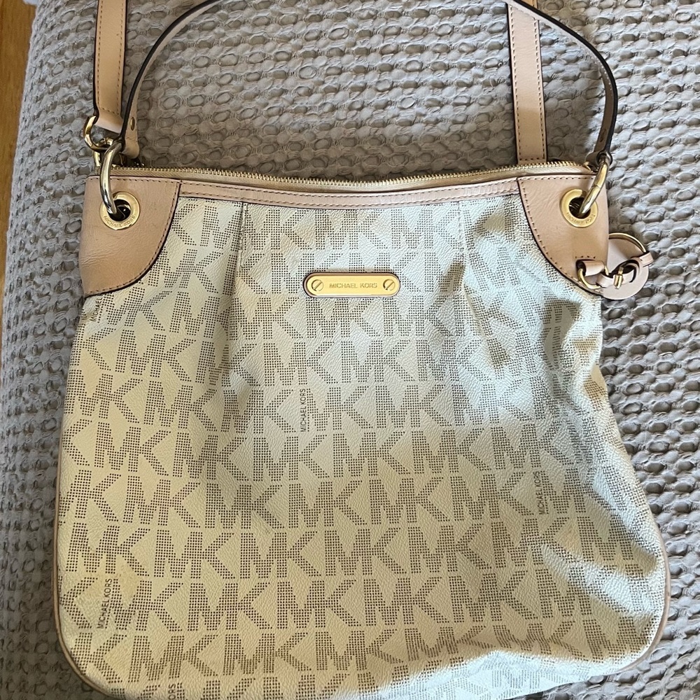 Michael Kors Bedford large canvas bag